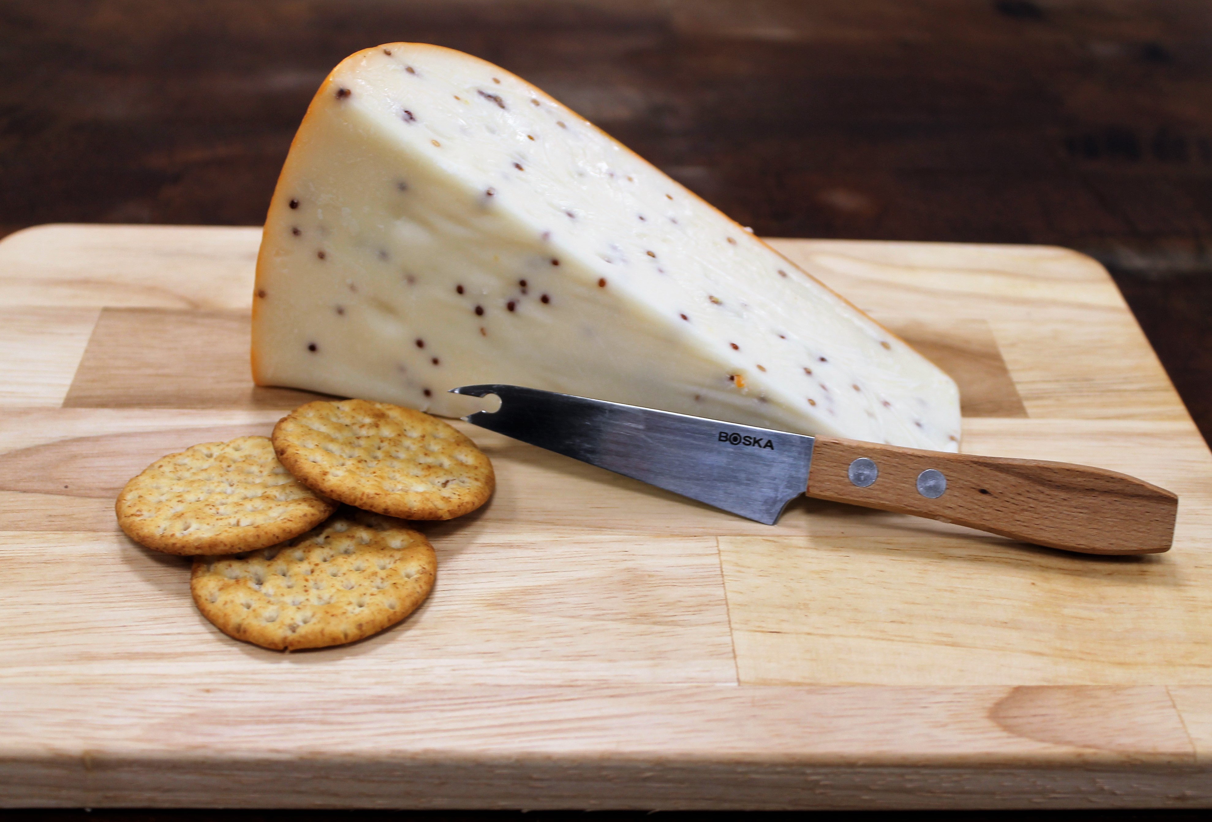 Black Mustard Gouda Eau Galle Cheese